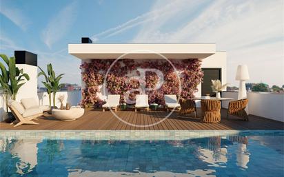 Terrassa de Dúplex en venda en  Barcelona Capital amb Aire condicionat, Calefacció i Jardí privat