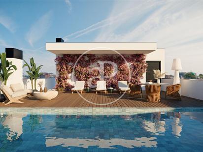 Terrassa de Dúplex en venda en  Barcelona Capital amb Aire condicionat, Calefacció i Jardí privat
